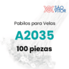 Pabilo para vela A2035 100 pz
