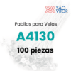 Pabilo para vela A4130 100 pz