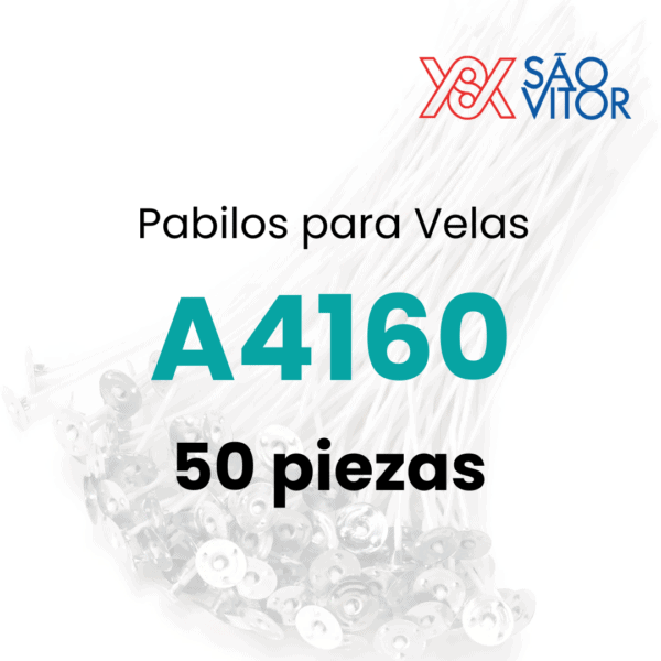 Pabilo para vela A4160 50 pz
