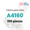 Pabilo para vela A4160 100 pz