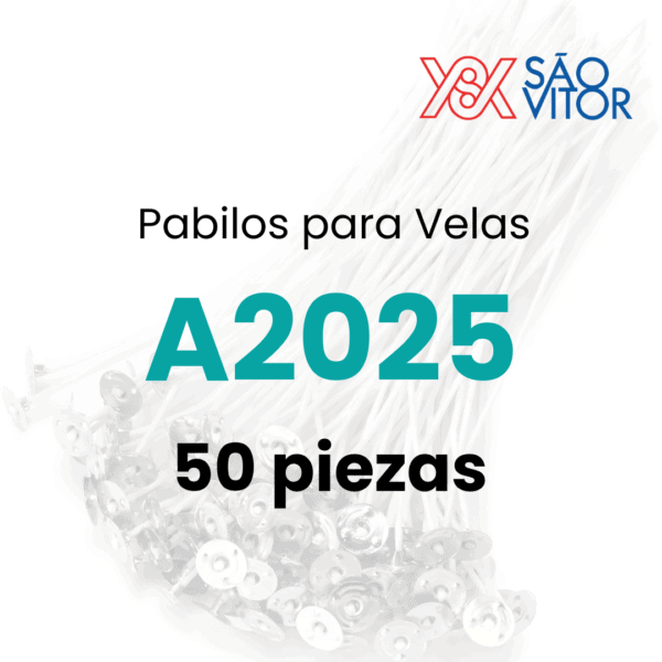 Pabilo para vela A2025 50 pz