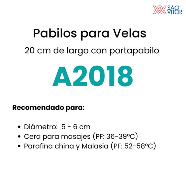 Pabilo para vela A2018 - Imagen 2
