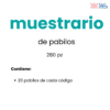 Muestrario de pabilos - 280 pz - Imagen 2