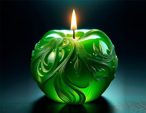 fragancia manzana verde para cera para velas para halloween