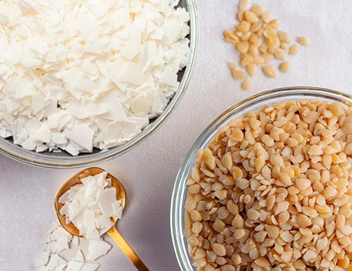 cera de soya vs parafina para velas