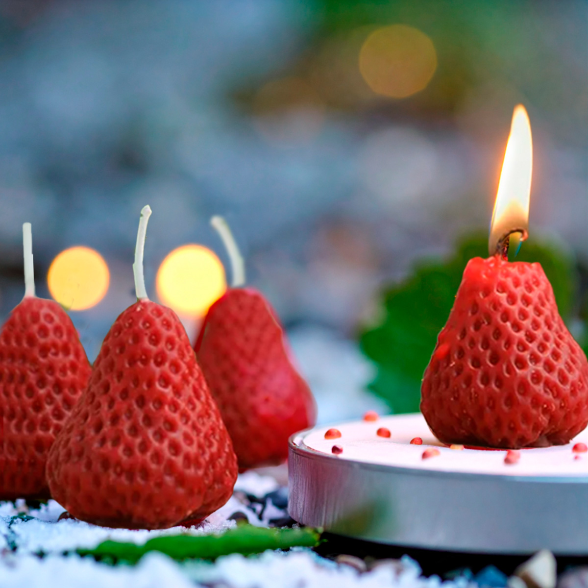 Insumos para hacer velas de moldeadas para 14 de febrero