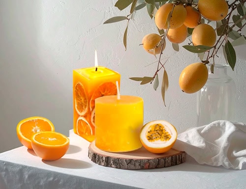 velas para temporada de calor