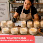 como hacer prueba de quemado velas